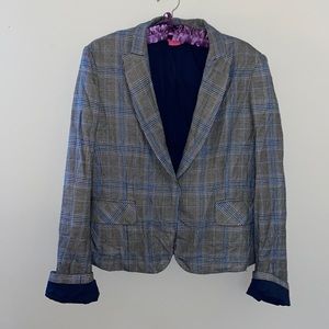 Plaid blazer